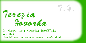 terezia hovorka business card